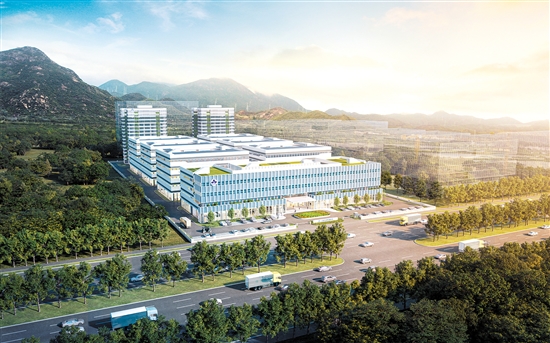 江門市銀發(fā)經(jīng)濟(jì)產(chǎn)業(yè)園效果圖。