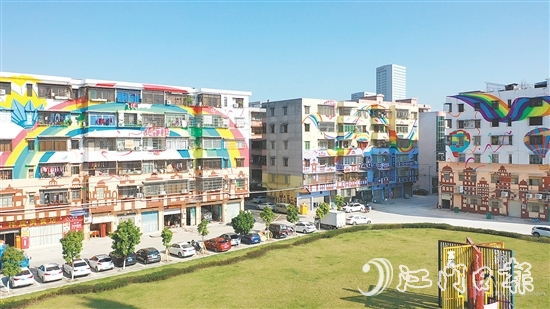 祥龍社區(qū)老舊小區(qū)改造后煥然一新。