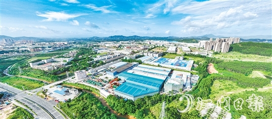 鶴山工業(yè)城鳥瞰圖。共和鎮(zhèn)供圖