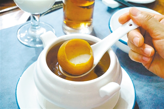 陳皮金盞湯。
