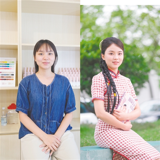 經(jīng)過學生化妝，老師變身“國風美女”。