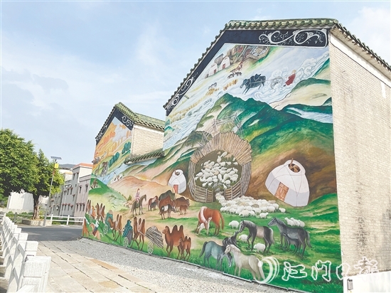 古勞鎮(zhèn)雙橋村推動農房風貌提升。