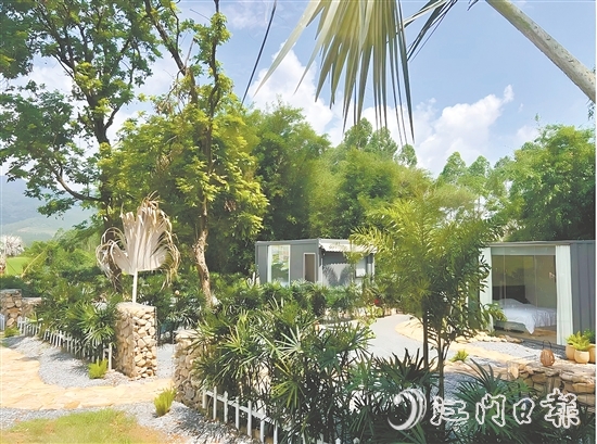 簕菜文化創(chuàng)意園精心打造的庭院景致。