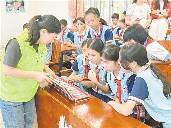 活動為學生帶來禁毒知識，筑牢校園安全防線。