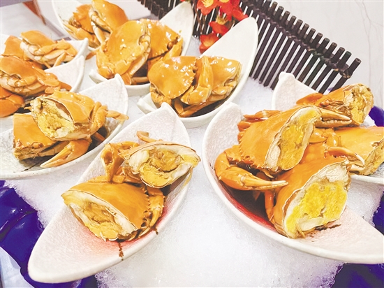 臺(tái)山青蟹味道鮮美。