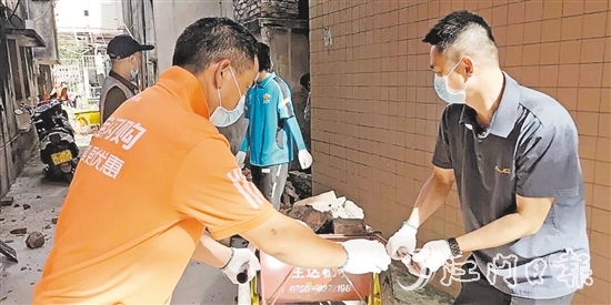 “向紹彬”愛(ài)心志愿服務(wù)隊(duì)投身基孔肯雅熱防控工作。