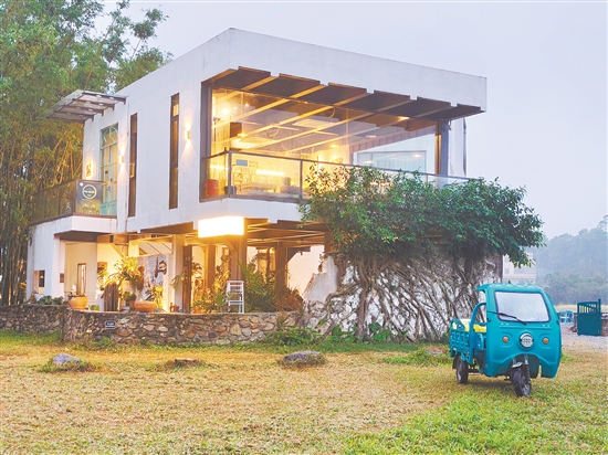 恩平市簕菜文化創(chuàng)意園風(fēng)景別致。