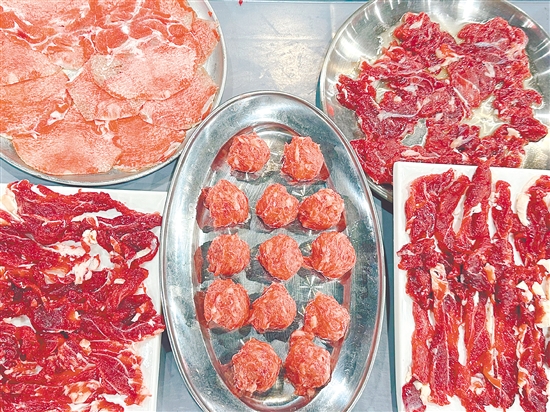 五洞牛肉新鮮美味。