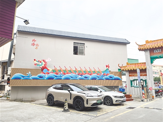 外海街道麻園片區(qū)“三線”綜合整治提升圓滿完成，街道環(huán)境顯著改善。圖為整治后。