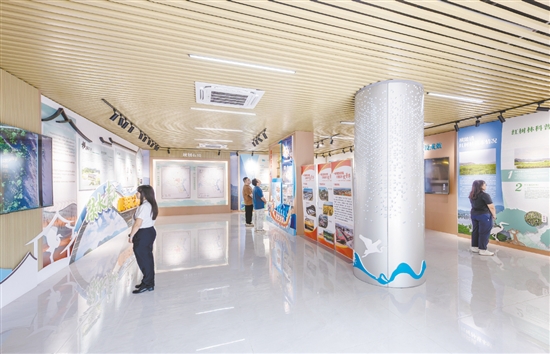 圩鎮(zhèn)客廳成為展示橫陂發(fā)展成就的窗口。
