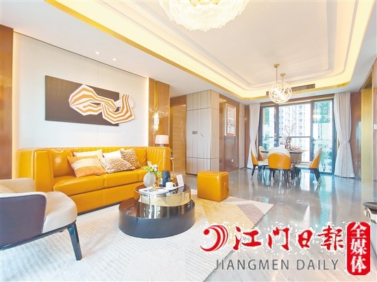 江門二沙島戶型南北對(duì)流，通風(fēng)采光好。商家供圖