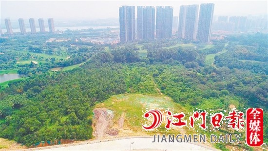 蓬江區(qū)豬乸環(huán)地段地塊實景圖。