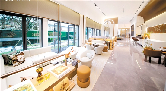 江發(fā)·悅桂府營銷中心環(huán)境優(yōu)美。