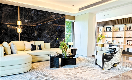 江發(fā)·翡翠觀瀾樣板房實(shí)景圖。