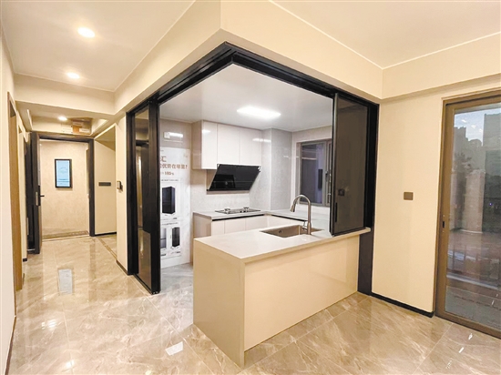 全裝修商品住房讓購房者省時(shí)省力。